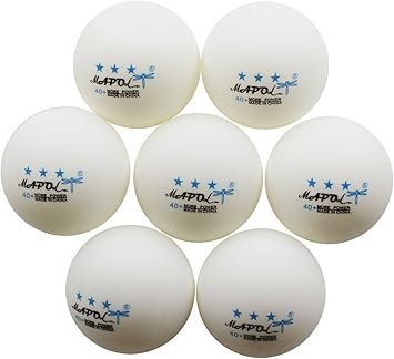 MAPOL 50 White 3Star Table Tennis Ball Premium Training Ping Pong Balls