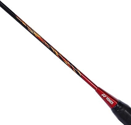 61xdIZy-ZL._AC_SX425_.jpg YONEX Astrox 99 Play Graphite Strung Badminton Racket with Full Racket Cover Cherry Sunburst for Intermediate Players 83 Grams Maximum String Tension 28lbs