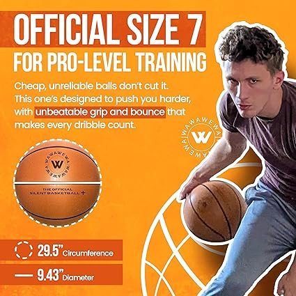 The Official Silent Basketball + (Size 7)