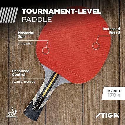 A1eirE0IV1L._AC_SX425_.jpg STIGA Carbon Fiber Ping Pong Paddle Performance Table Tennis Racket Black